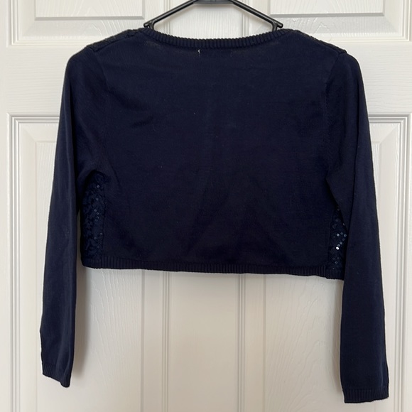 Princess Couture cropped cardigan Navy Blue - Picture 3 of 3
